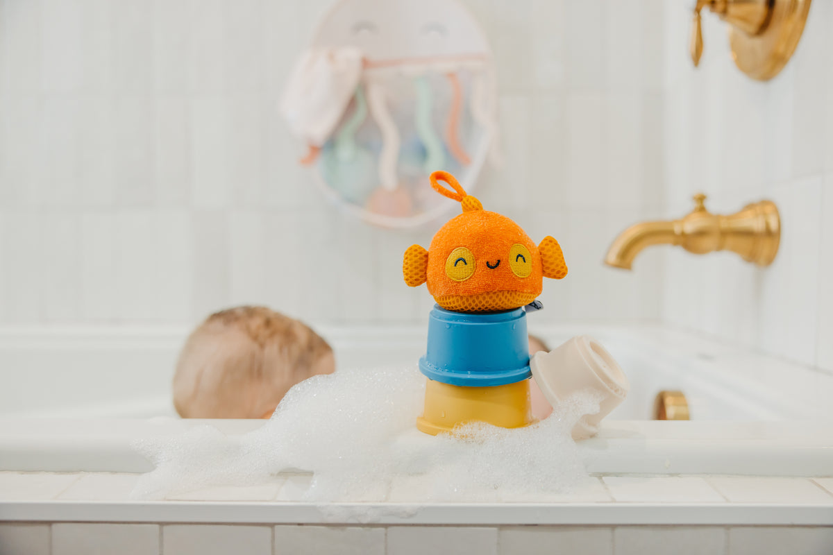 Copy of Tiipi Bath Buddy Toy Organizer With 4 piece Silicone Toy Set –  Tiipikids