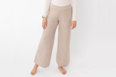 Women's Luxe Wide Leg Sweater Pant Collection