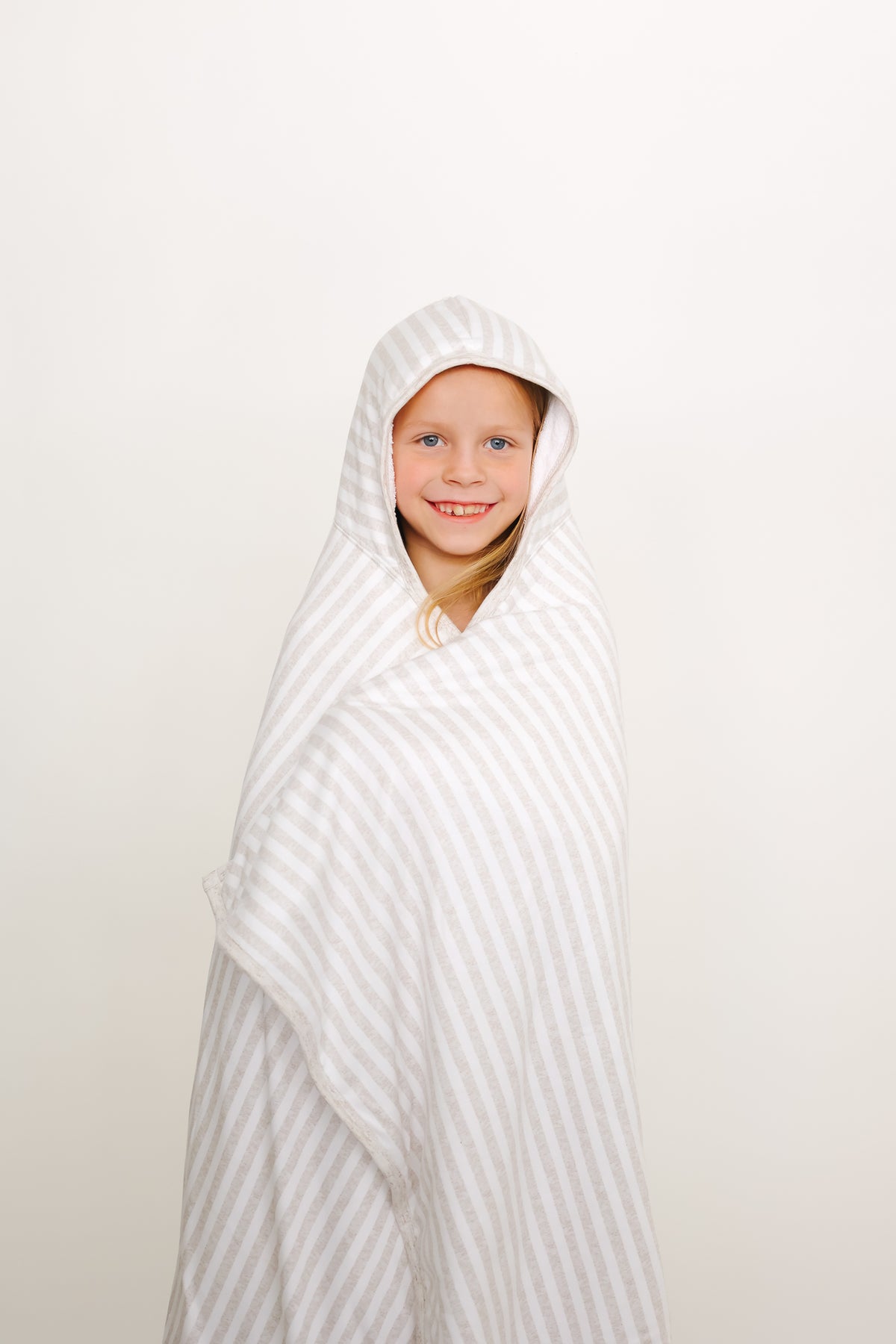 Premium Big Kid Hooded Towel - Coastal