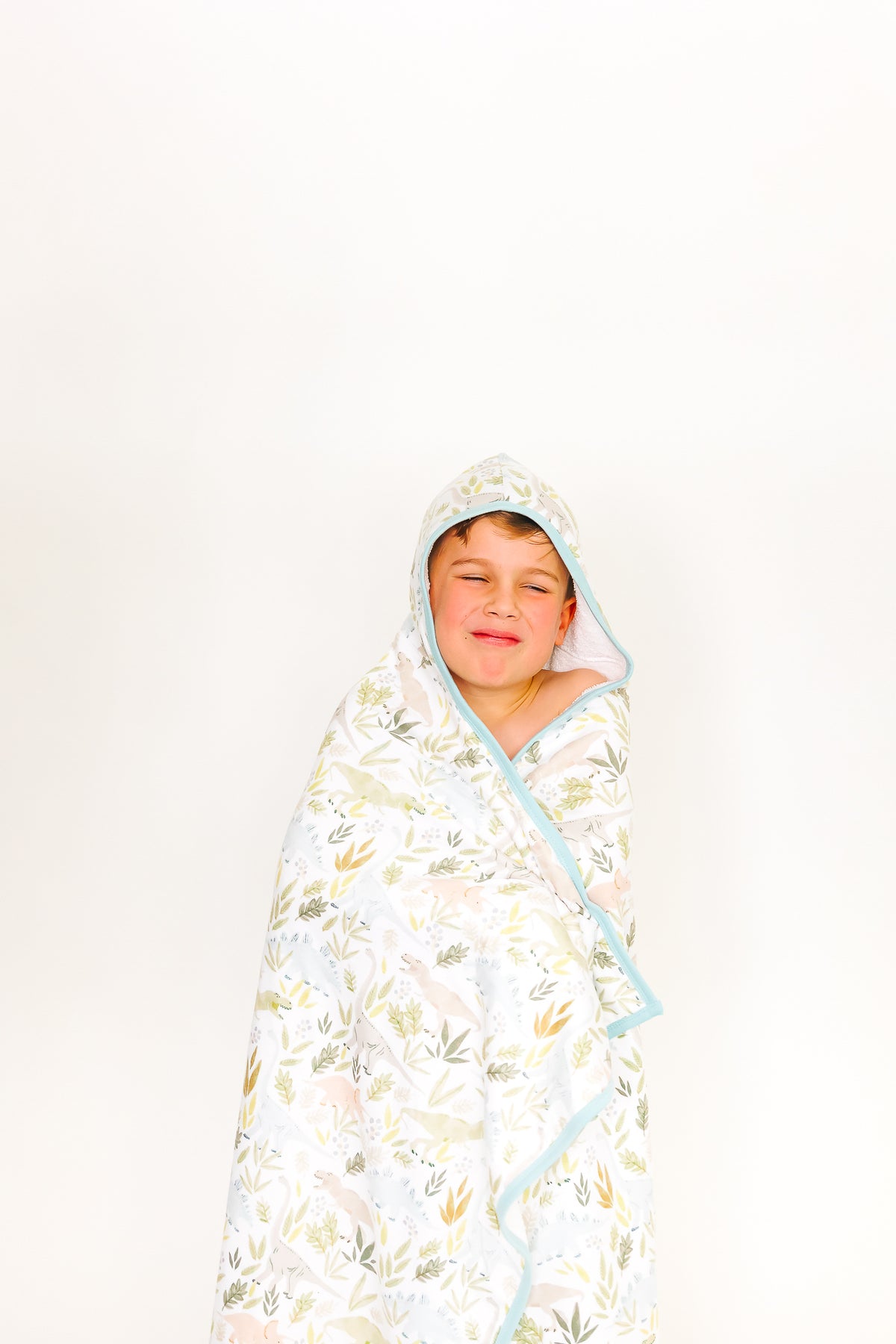Premium Big Kid Hooded Towel - Rex