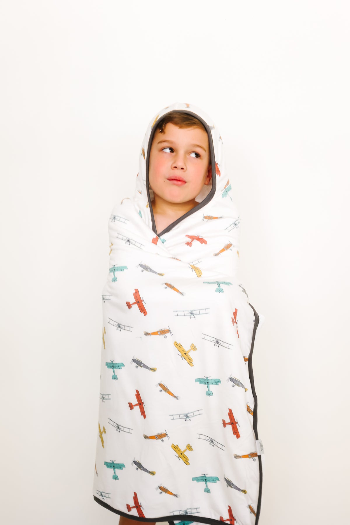 Premium Big Kid Hooded Towel - Ace