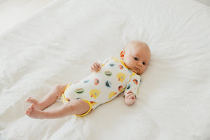 Short Sleeve Bodysuit - Sesame Scribbles