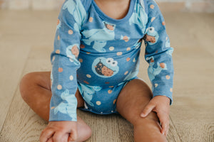 Long Sleeve Bodysuit - Cookie Monster