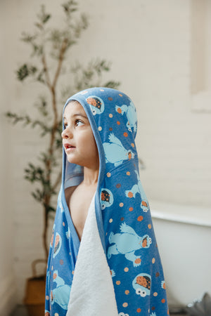 Premium Big Kid Hooded Towel - Cookie Monster