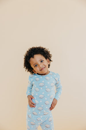 2pc Long Sleeve Pajama Set - S'mores