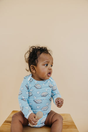 Long Sleeve Bodysuit - S'mores