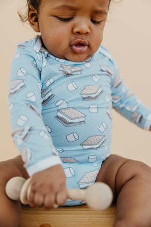 Long Sleeve Bodysuit - S'mores