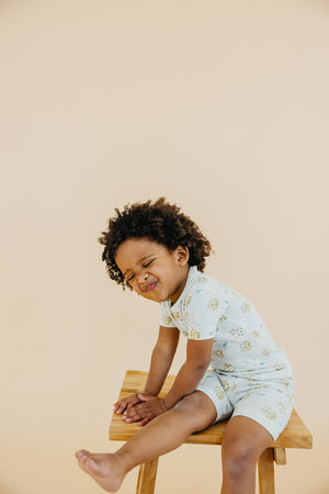 2pc Short Sleeve Pajama Set - Chip