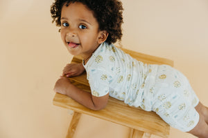 2pc Short Sleeve Pajama Set - Chip