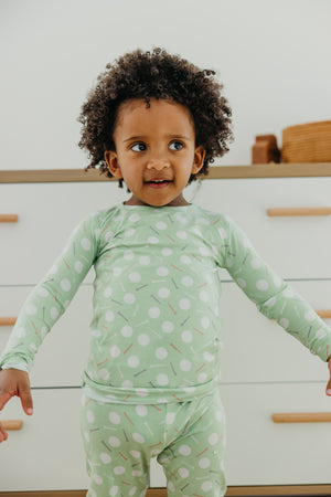 2pc Long Sleeve Pajama Set - Bogey