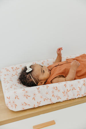 Premium Knit Diaper Changing Pad Cover - Rue