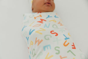 Knit Swaddle Blanket - Webster