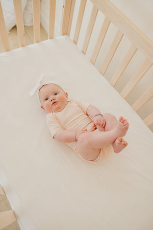 Short Sleeve Bodysuit - Blush