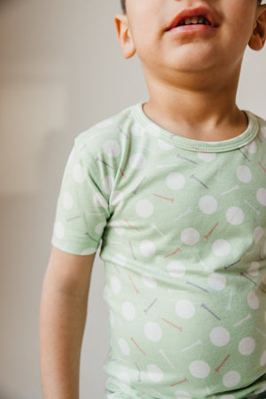 2pc Short Sleeve Pajama Set - Bogey