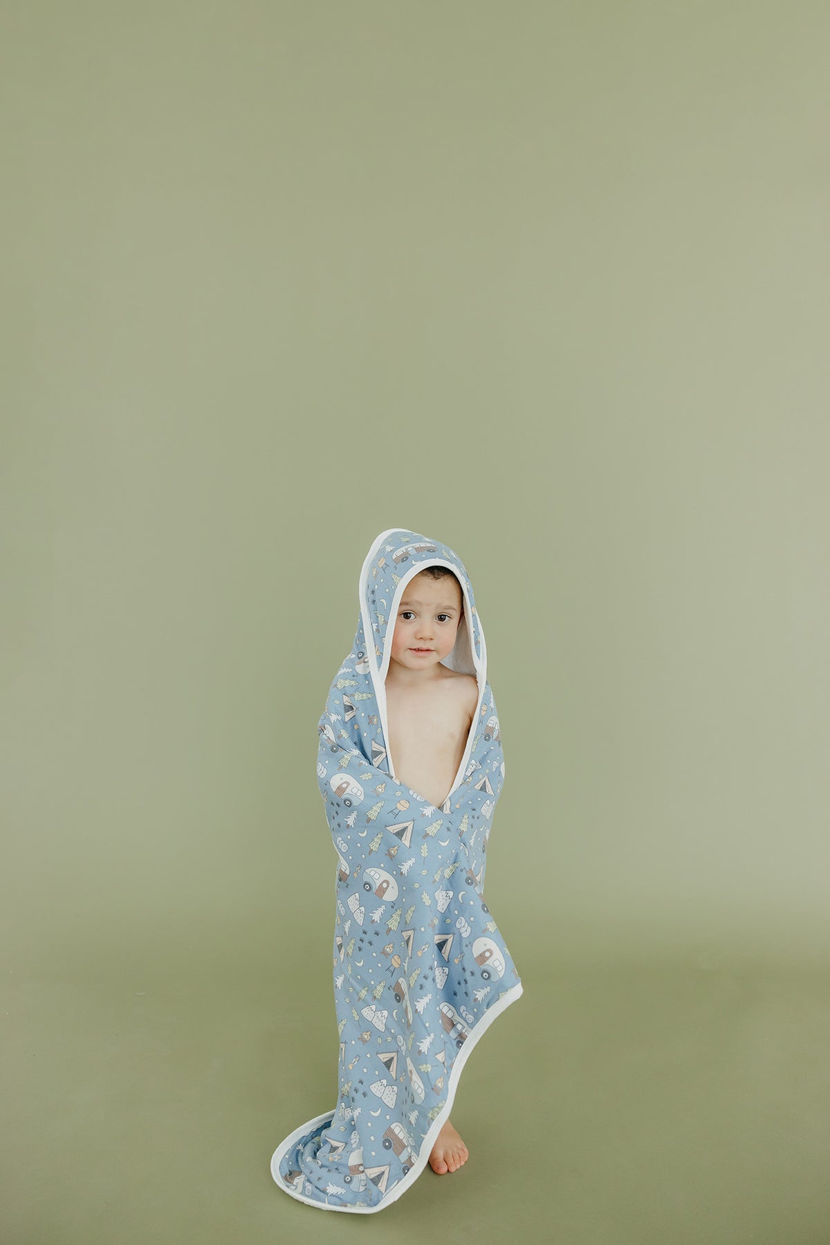 Premium Baby  Knit Hooded Towel - Bridger