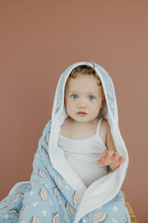 Premium Knit Hooded Towel - S'mores