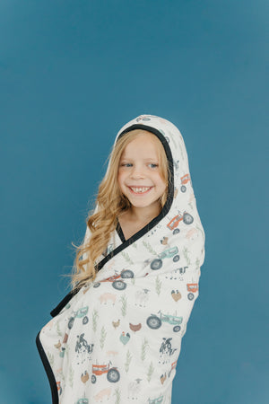Premium Big Kid Hooded Towel - Jo