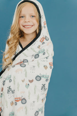 Premium Big Kid Hooded Towel - Jo