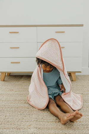 Premium Knit Hooded Towel - Dottie