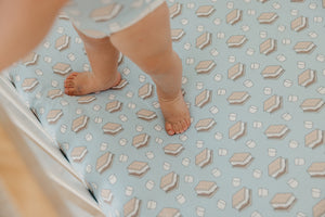 Premium Knit Fitted Crib Sheet - S'mores