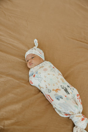 Knit Swaddle Blanket - Bailey
