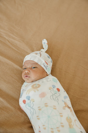 Knit Swaddle Blanket - Bailey