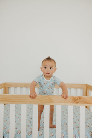 Premium Knit Fitted Crib Sheet - S'mores