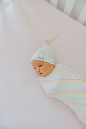 Top Knot Hat - Lucky