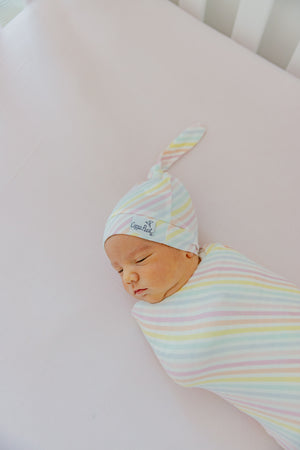 Top Knot Hat - Lucky