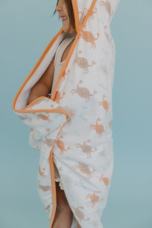 Premium Knit Hooded Towel - Tide