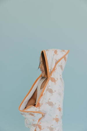 Premium Knit Hooded Towel - Tide