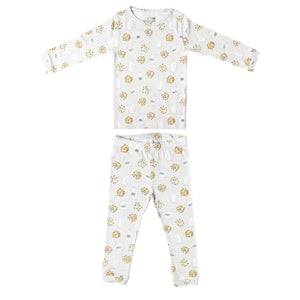 2pc Long Sleeve Pajama Set - Chip