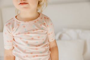 2pc Short Sleeve Pajama Set - Cheery