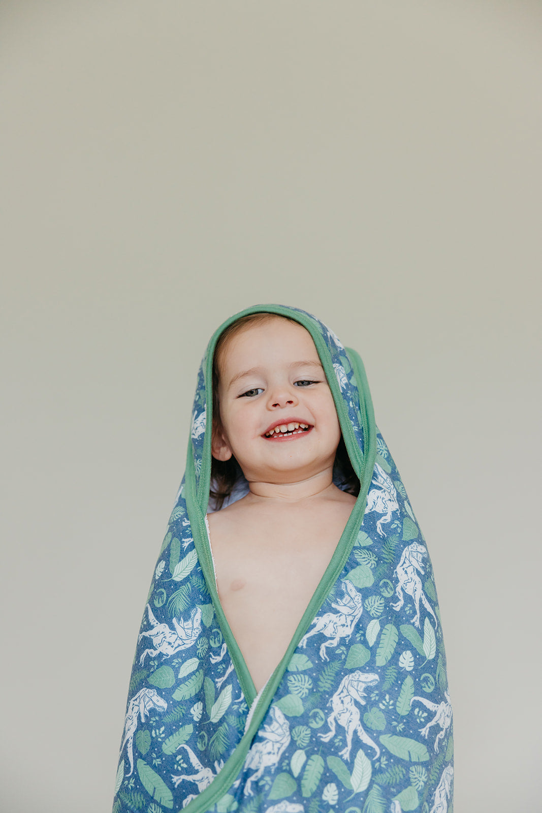 Premium Baby Knit Hooded Towel - Jurassic Park