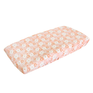 Premium Knit Diaper Changing Pad Cover - Penny
