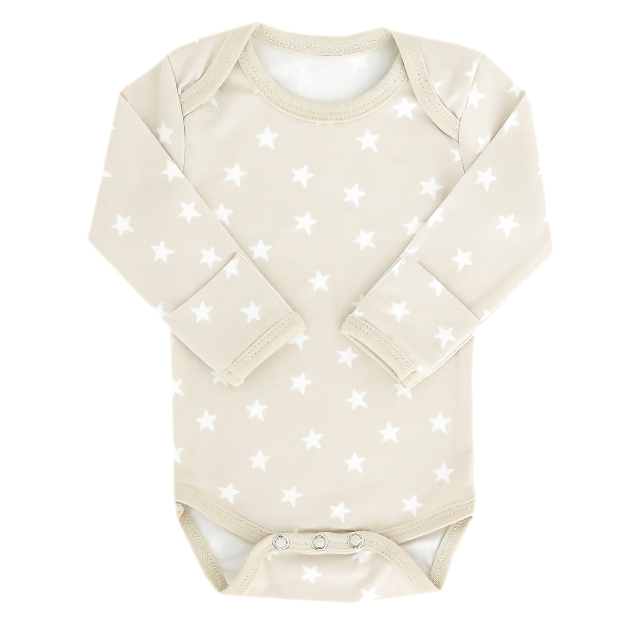 Twinkle Short Sleeve Organic Bodysuit with Frill
