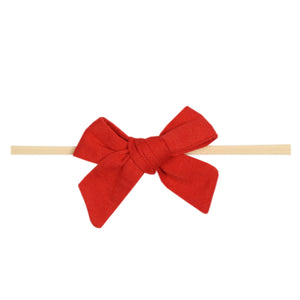 Classic Nylon Bow - Apple