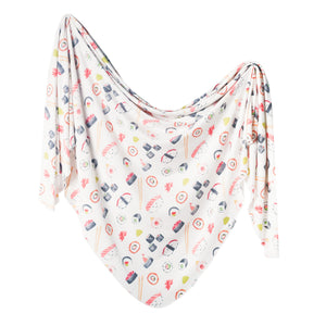 Knit Swaddle Blanket - Baja