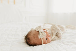 Bowtie Nylon Bow - Clay