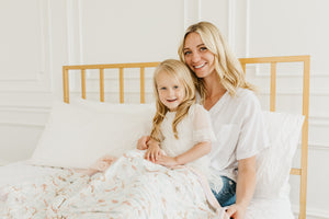 Three-Layer Jumbo Quilt - Coral