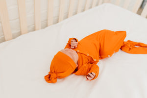 Top Knot Hat - Blaze