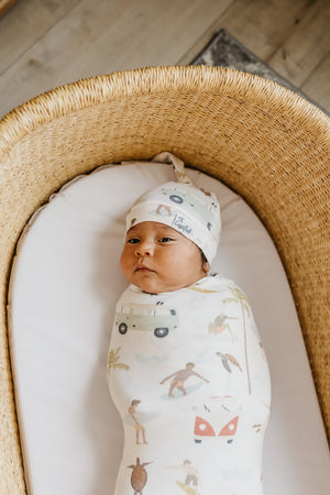 Knit Swaddle Blanket - Maui