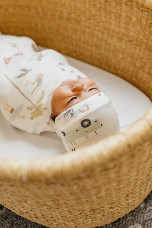 Knit Swaddle Blanket - Maui