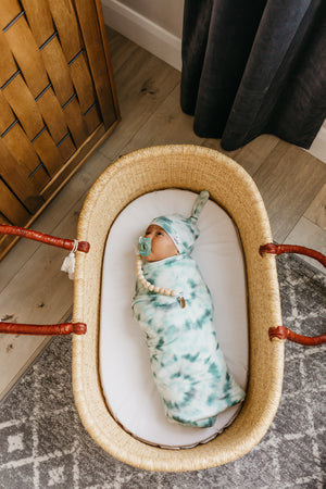 Knit Swaddle Blanket - Bahama