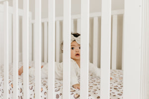 Premium Knit Fitted Crib Sheet - Millie