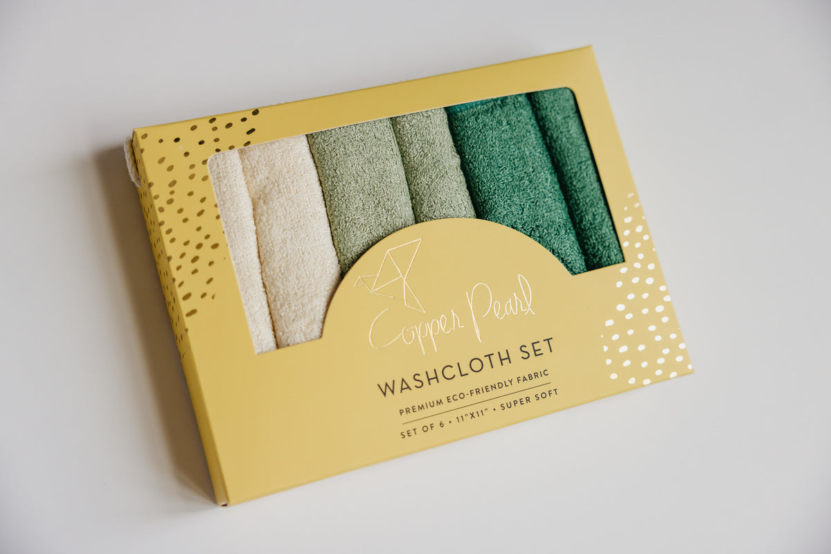 6 Ultra Soft Washcloths - Haven