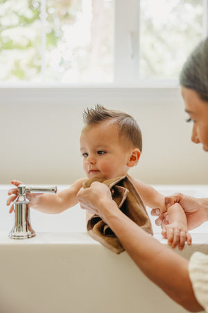 6 Ultra Soft Washcloths - Dune