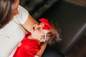 Classic Nylon Bow - Apple