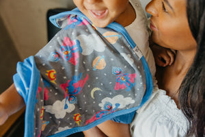 Three-Layer Security Blanket Set - Super Grover