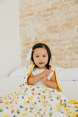 Three-Layer Quilt - Sesame Scribbles